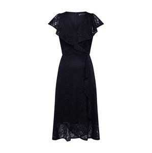 Mela London Šaty 'RUFFLE OVERLAY DRESS'  černá