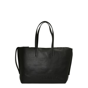 Calvin Klein Nákupní taška 'ATTACHED'  černá