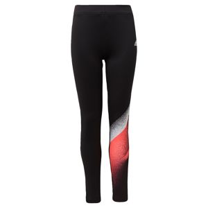 ADIDAS PERFORMANCE Sportovní kalhoty  černá / bílá / červená