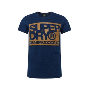 Superdry Tričko 'Goods Co'  medová / tmavě modrá
