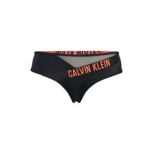 Calvin Klein Swimwear Spodní díl plavek 'MESH HIPSTER'  korálová / černá