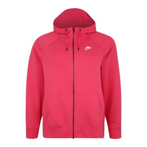 Nike Sportswear Mikina s kapucí  pink / bílá