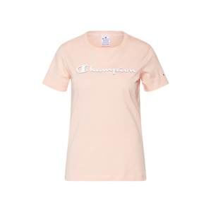 Champion Authentic Athletic Apparel Tričko  růžová / bílá