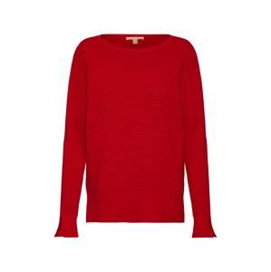 ESPRIT Svetr 'Sweater ottoman'  červená