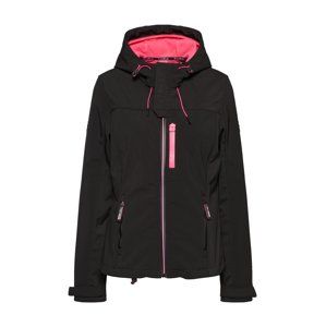 Superdry Zimní bunda  pink / černá