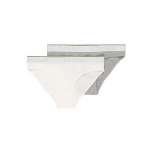 Calvin Klein Underwear Spodní prádlo '2PK BIKINI'  šedý melír / bílá