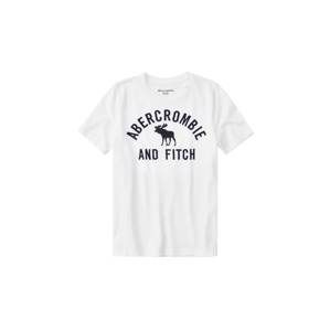 Abercrombie & Fitch Tričko 'MONEYMAKER'  černá / bílá