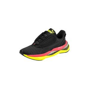 PUMA Sportovní boty  černá / limone