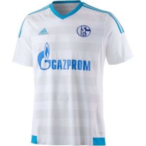 ADIDAS PERFORMANCE Trikot 'Schalke 04 15/15'  světlemodrá / bílá