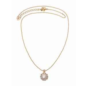 LILY AND ROSE Řetízek 'Sofia pearl necklace - Ivory 295'  zlatá