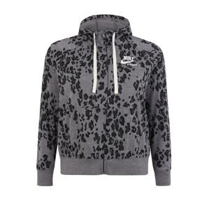 Nike Sportswear Mikina s kapucí 'Gym VNTG FZ LPRD Plus'  antracitová / šedý melír / černá