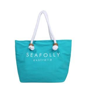 Seafolly Plážová taška  aqua modrá
