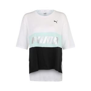 PUMA Funkční tričko 'Modern Sports Boyfriend Tee'  světlemodrá / černá / bílá
