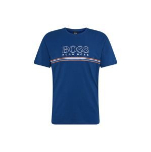 BOSS Tričko 'Urban T-Shirt RN 10188392 04'  modrá / bílá