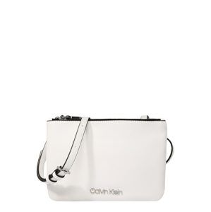 Calvin Klein Taška přes rameno 'CK MUST EW CROSSBODY WH'  bílá
