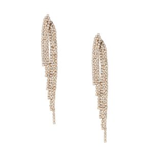 Orelia Náušnice 'Crystal Waterfall Earrings'  zlatá