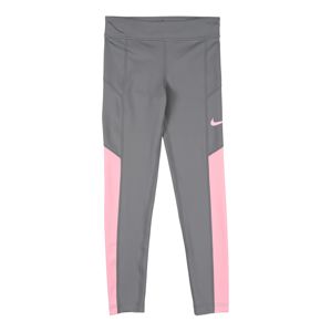 NIKE Sportovní kalhoty 'TROPHY'  šedá / pink