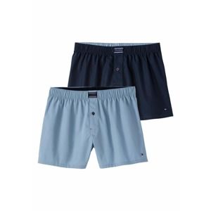 Tommy Hilfiger Underwear Boxerky 'Woven'  námořnická modř / světlemodrá