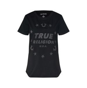 True Religion Tričko 'Stars'  černá