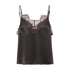 Review Top 'FINELACE CAMISOLE'  antracitová