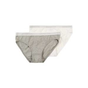 SANETTA Spodní prádlo  šedý melír / bílá