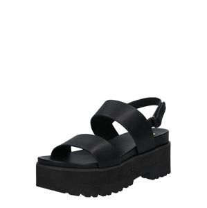 BUFFALO Páskové sandály 'ELITA'  černá