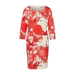 SAINT TROPEZ Letní šaty  červená / přírodní bílá