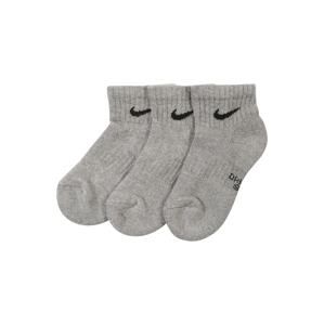 Nike Sportswear Ponožky  šedá / černá
