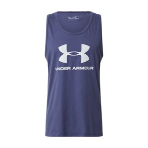 UNDER ARMOUR Funkční tričko  bílá / modrá