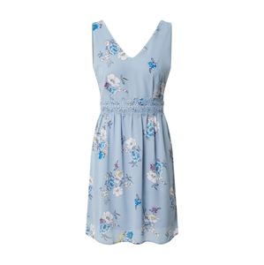 VILA Letní šaty 'MILINI'  nebeská modř / kouřově modrá / bílá / noční modrá / chladná modrá