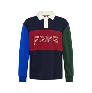 Pepe Jeans Tričko 'PLAKEM'  modrá / noční modrá / zelená / červená / bílá