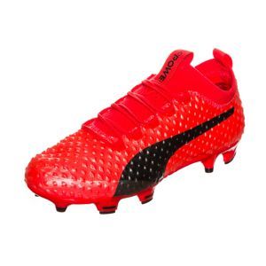PUMA Sportovní boty 'evoPOWER Vigor 1 3D FG'  světle červená / černá