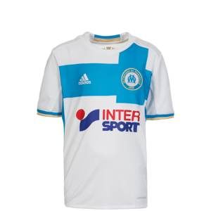 ADIDAS PERFORMANCE Funkční tričko 'Olympique Marseille Trikot Home 2016/2017'  světlemodrá / bílá
