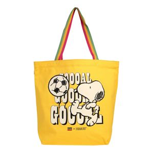 LEVI'S Nákupní taška 'Snoopy Sport Goal Tote'  bílá / žlutá