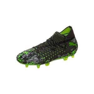 PUMA Sportovní boty  světle zelená / černá