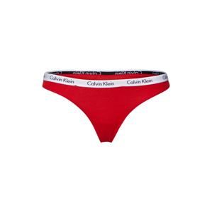 Calvin Klein Underwear Tanga 'CAROUSEL'  červená