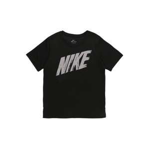 NIKE Funkční tričko 'Dri-FIT'  černá / bílá
