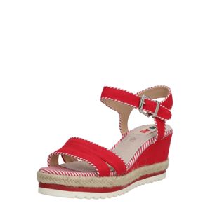 MTNG Páskové sandály 'EDEN'  písková / červená