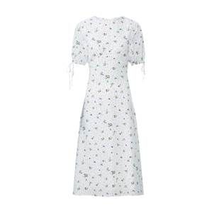 Fashion Union Letní šaty 'MILLER'  modrá / bílá