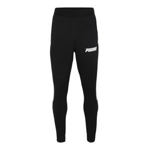 PUMA Sportovní kalhoty 'Rebel Pants TR cl'  černá / bílá