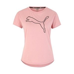 PUMA Funkční tričko 'Cat Tee'  růžová / černá