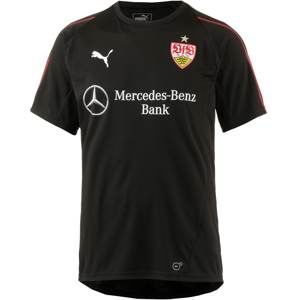 PUMA Funkční tričko 'VfB Stuttgart'  černá / bílá