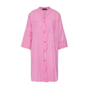 Zwillingsherz Košilové šaty 'South Hamptons'  pink / bílá