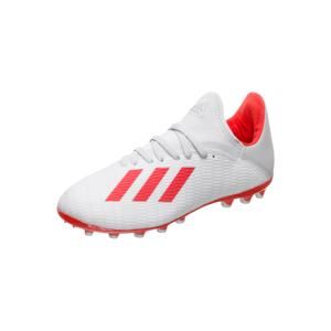 ADIDAS PERFORMANCE Sportovní boty 'X 19.3 AG'  červená / stříbrná