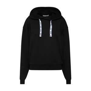 NA-KD Mikina 'logo string hoodie'  černá