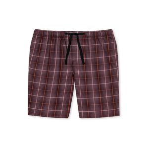 SCHIESSER Pyžamové kalhoty 'Bermuda'  červená / černá