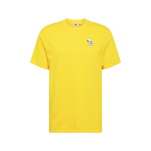 LEVI'S Tričko 'SUNSET'  černá / bílá / žlutá
