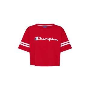 Champion Authentic Athletic Apparel Tričko 'Rochester Crop'  námořnická modř / červená / bílá