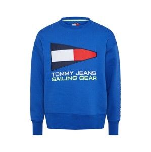 Tommy Jeans Mikina  královská modrá / mix barev