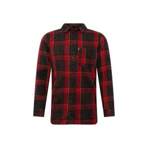 Tigha Košile 'Laurent'  červená / černá
